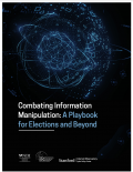 combatting information manipulation playbook cover