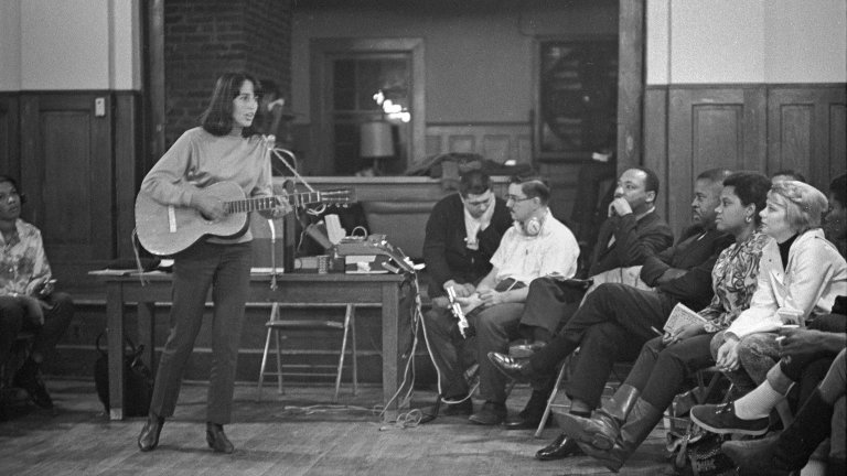 Joan Baez, SCLC Frogmore Retreat