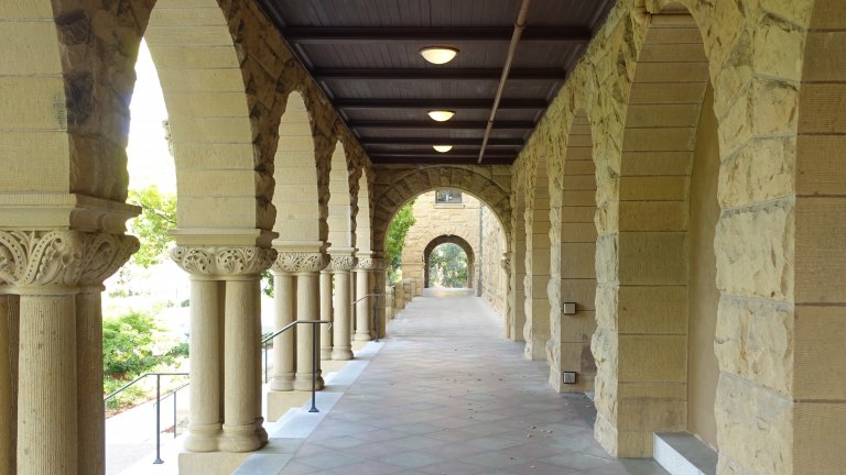Encina Hall arches