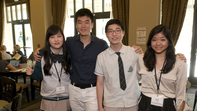 Four Young Persons at Hana Conference 2014