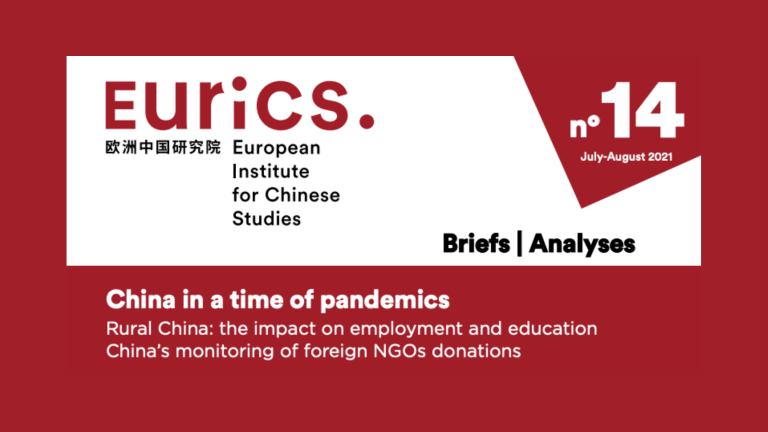 EURiCs. brief on China in a time of pandemics: The Impact on employment and education in rural China.