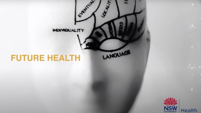 Logo of the New South Wales Ministry of Health's podcast Future Health