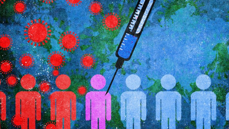 COVID-19 Vaccine Illustration