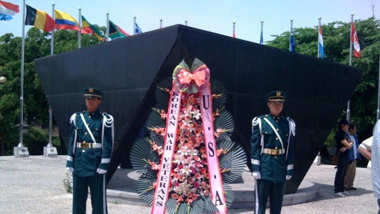 Monument dedicated to the United States Forces in the Korean War, Imjingak, South Korea
