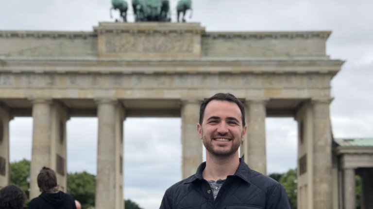 Sean Friedowitz at Brandenburg Gate