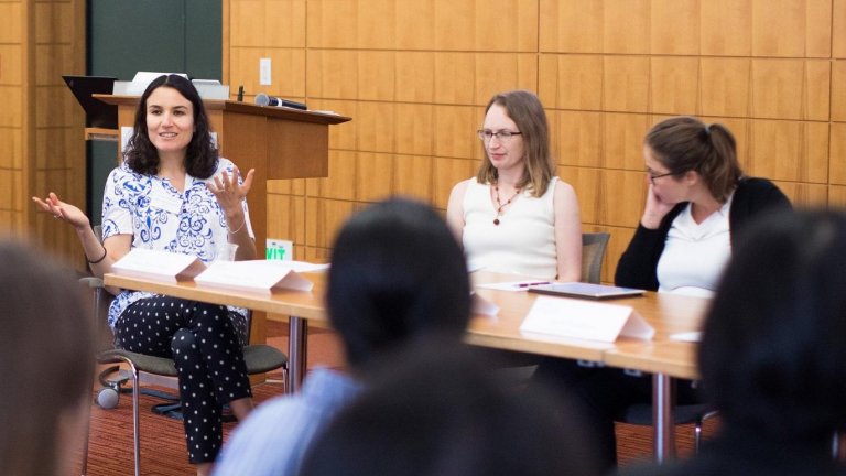 Maya Rossin-Slater leads Health Economics Mentorship Workshop