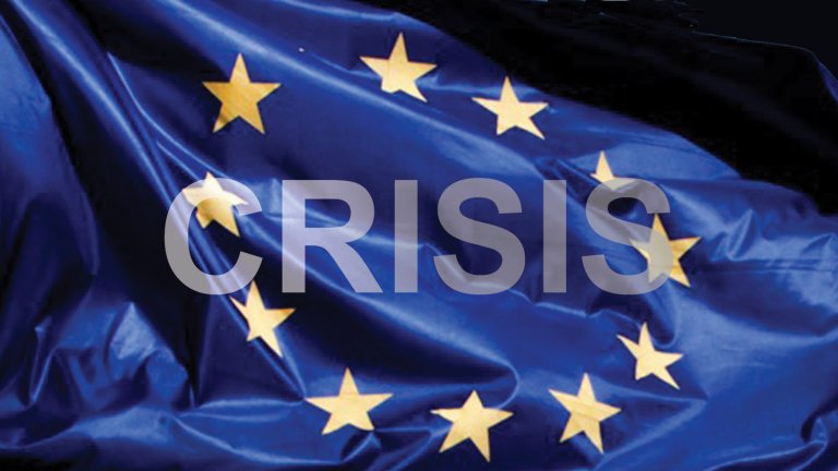 EU FLAG + CRISIS 2