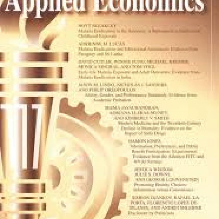 American Economic Journal: Applied Economics American Economic Journal: Applied Economics