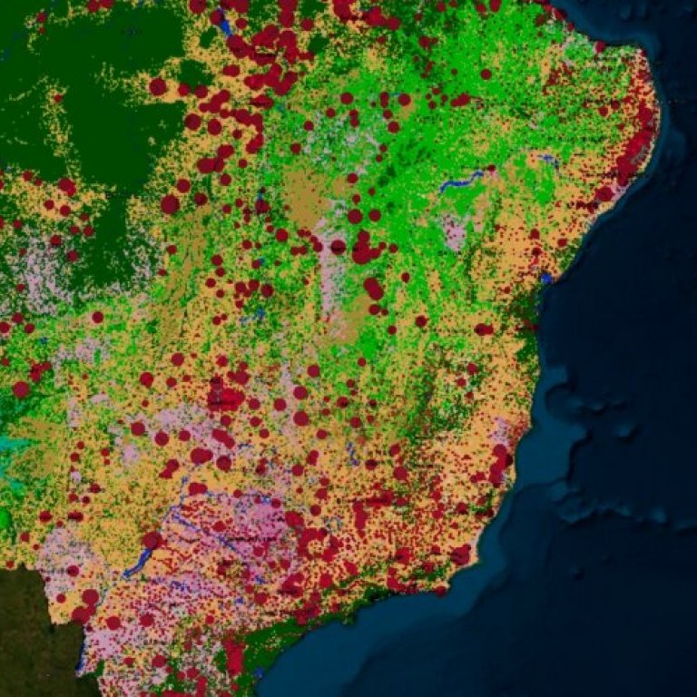 Brazil human trafficking map