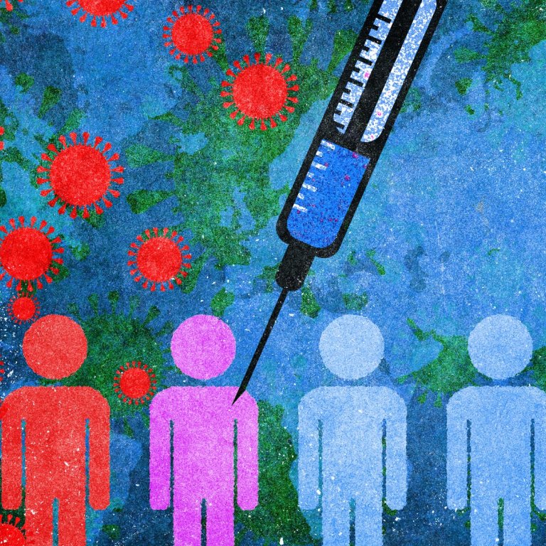COVID-19 Vaccine Illustration