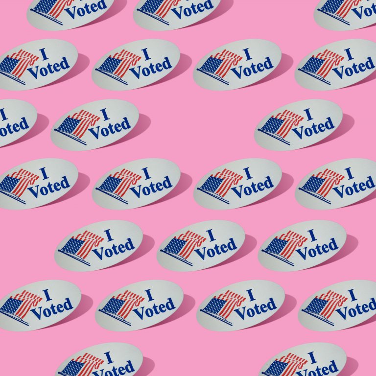 Stickers that say I Voted