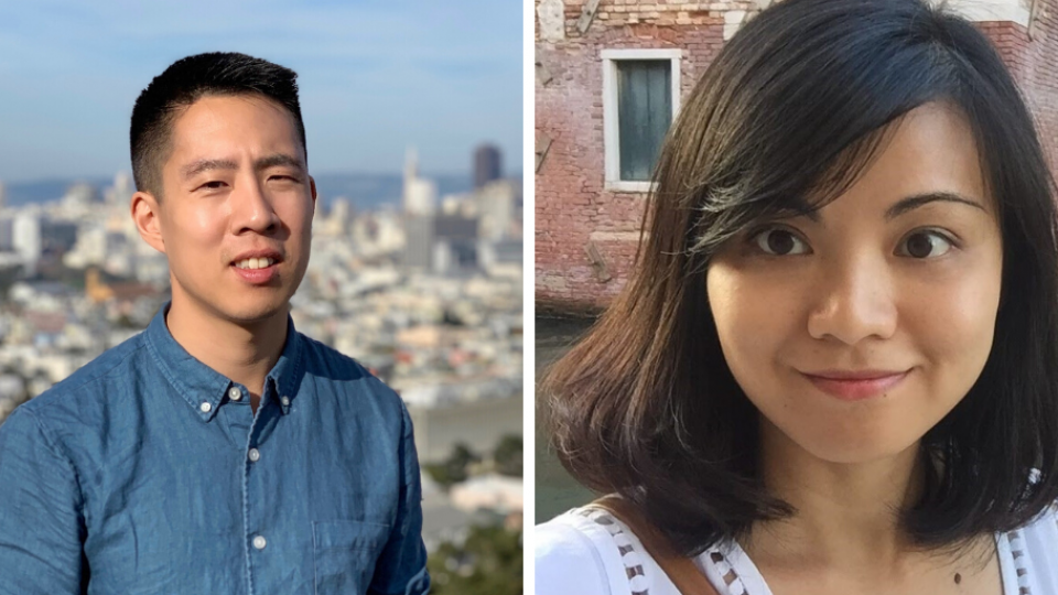 Jeffrey Weng (left) and Nhu Truong (right)