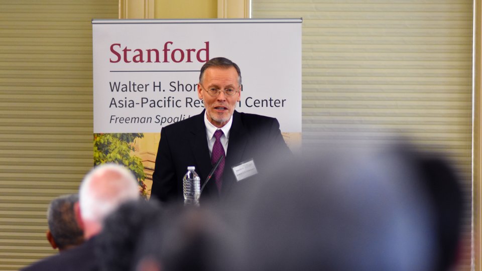 irector of the American Institute in Taiwan, Brent Christensen Speaking to Stanford Audience