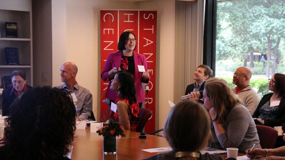 Community college instructors present their final projects at the 2019 EPIC Symposium at Stanford University Community college instructors present at the 2019 EPIC Symposium