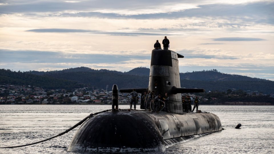 Australian Navy submarine HMAS Sheean