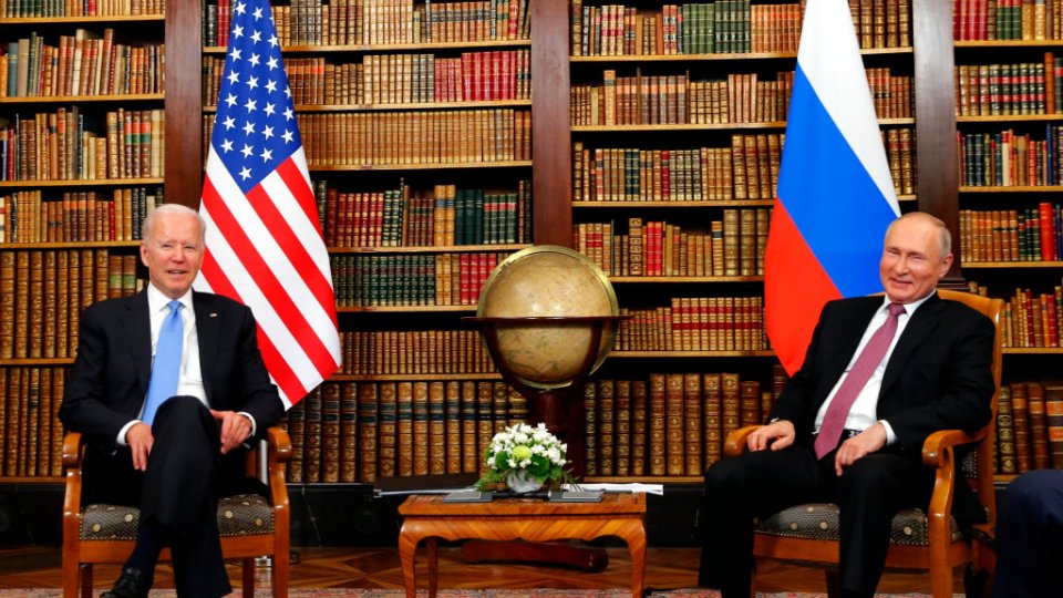 President Biden and Vladimir Putin