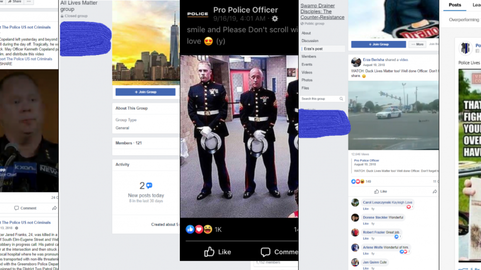 Screenshots of removed content from Kosovo disinformation takedown.