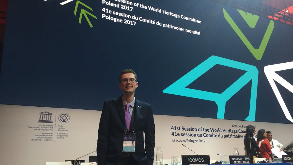 on the dais at 41whc