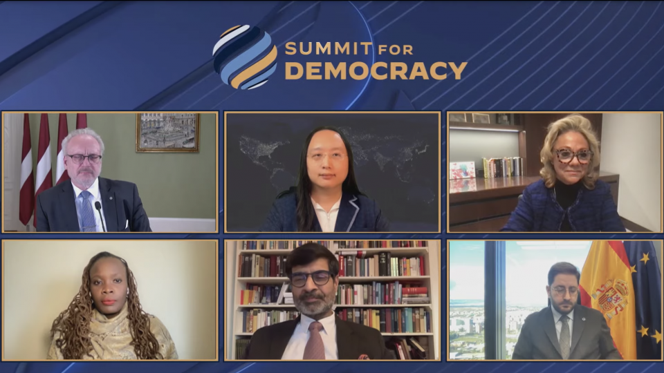 Countering Digital Authoritarianism and Affirming Democratic Values at the Summit for Democracy