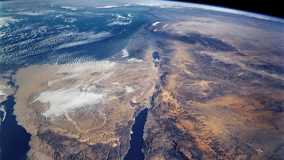A view of part of the Earth from space