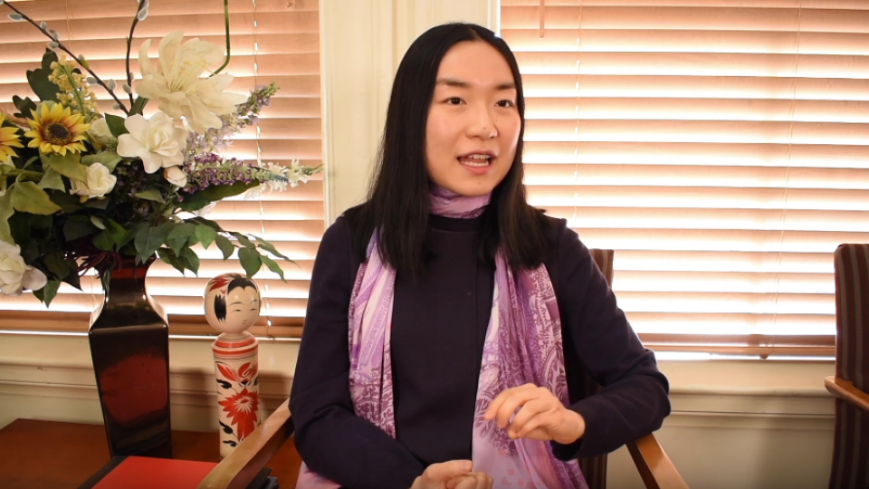Ketian Zhang participating in Q&A