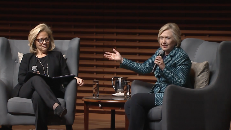 Eileen Donahoe & Hillary Clinton, GDPi Launch