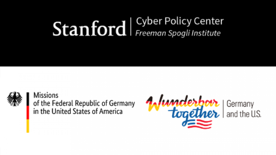 German Consulate logo and Stanford Logo