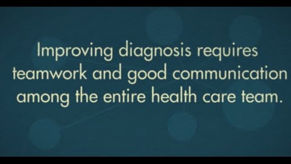Improving Diagnostic Errors