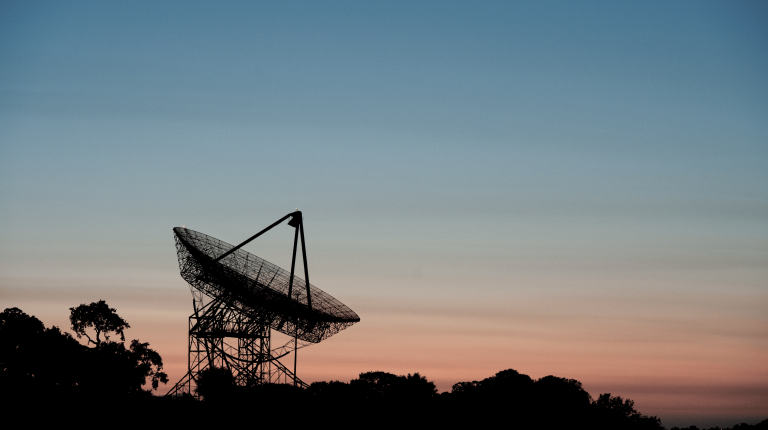 stanford dish at sunset