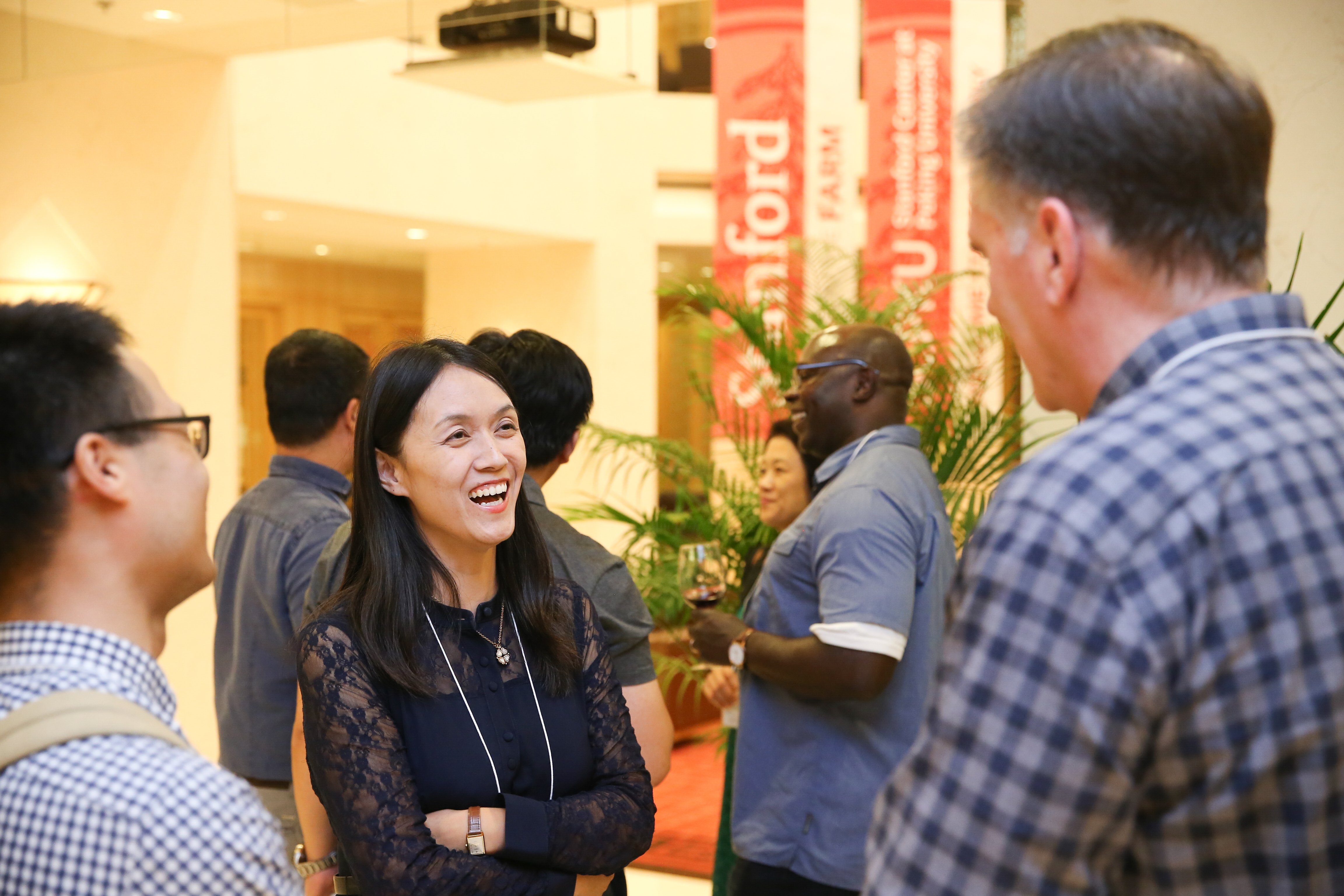 Lei Guo, 2016-17 Visiting Scholar from Peking University, and Professor Andy Walder