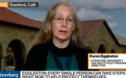 Karen Eggleston on Bloomberg Market news.