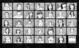 Illustration of a virtual classroom session