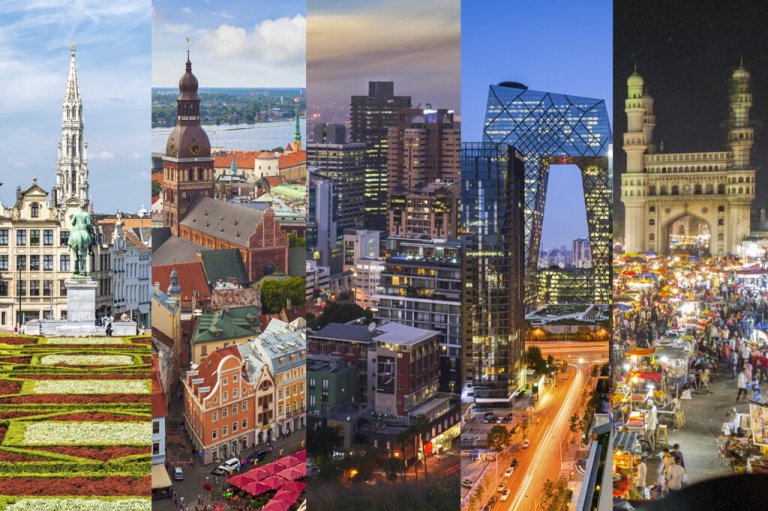 Cityscapes around the world