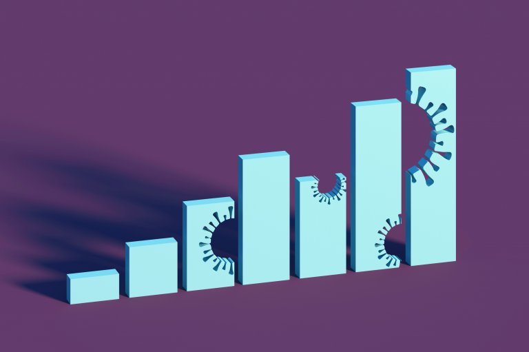 COVID-19 disparities illustration