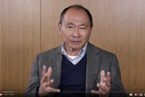 Scholars Corner video featuring Francis Fukuyama discussing identity politics