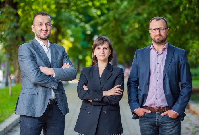 Photo of Nariman Ustaiev, Yulia Bezvershenko, and Denis Gutenko