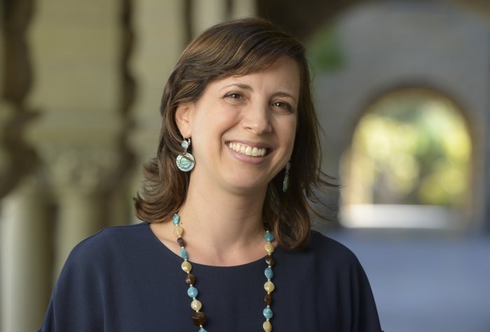 woman smiling