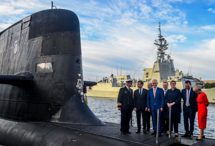 group of people on a submarine