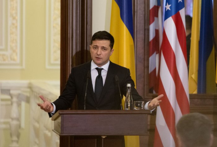 Ukraine President Volodymyr Zelensky
