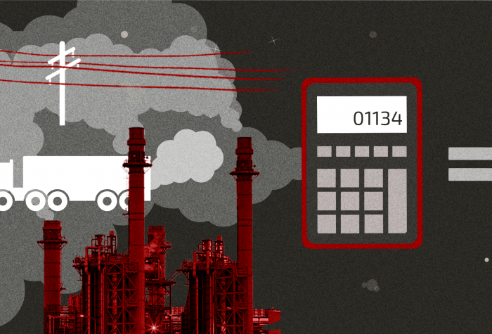 Graphic highlighting the cost of carbon