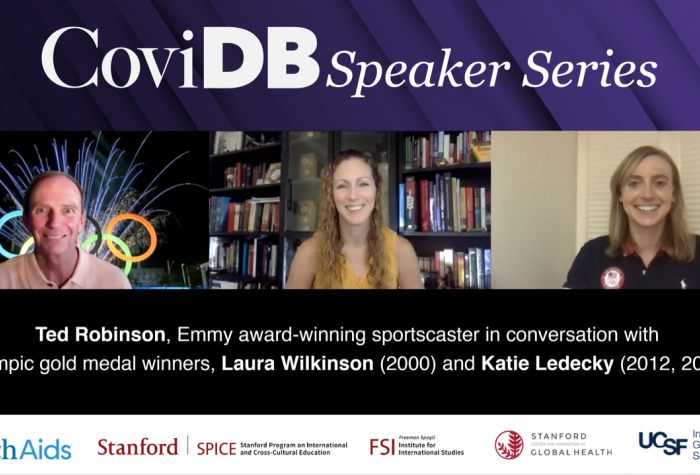 Webinar poster with three speakers