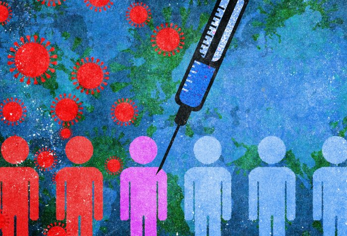 COVID-19 Vaccine Illustration
