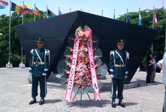 Monument dedicated to the United States Forces in the Korean War, Imjingak, South Korea