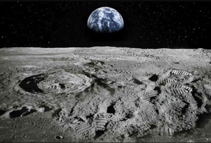 picture of earth from the moon