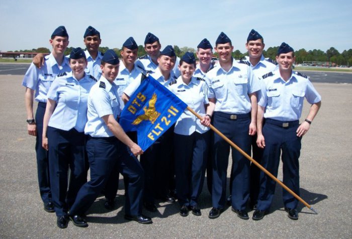 Oriana Skylar Mastro and Air Force Members