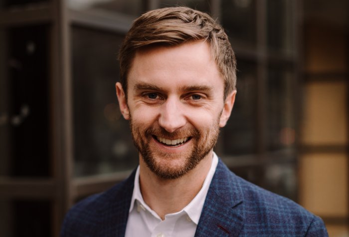 Man smiling