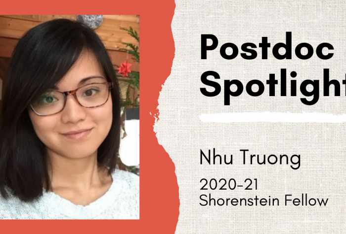 Postdoc Spotlight on Nhu Truong, 2020-21 Shorenstein Fellow
