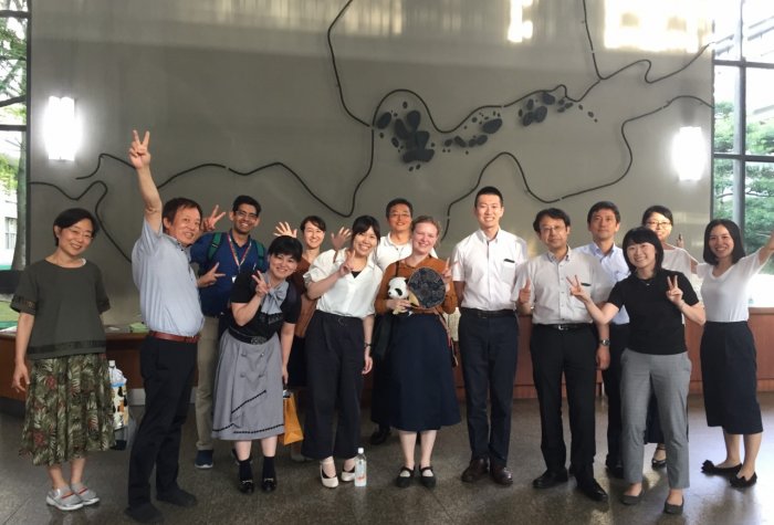 Rose Adams with the International Affairs Division, Hiroshima Prefectural Government