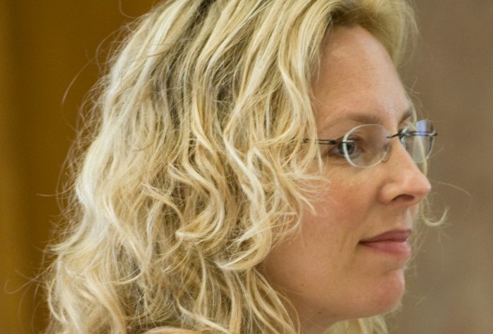 Woman with glasses