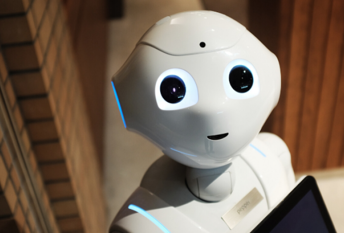 A communications robot named Pepper by Softbank